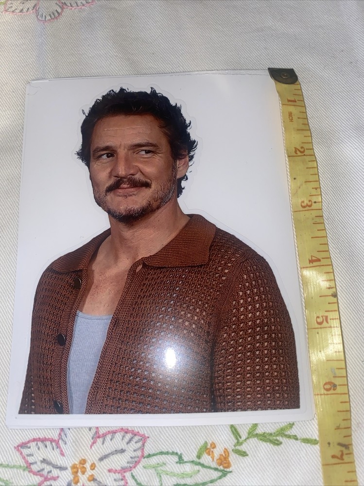 Pedro Pascal Sticker 6x5 Inches