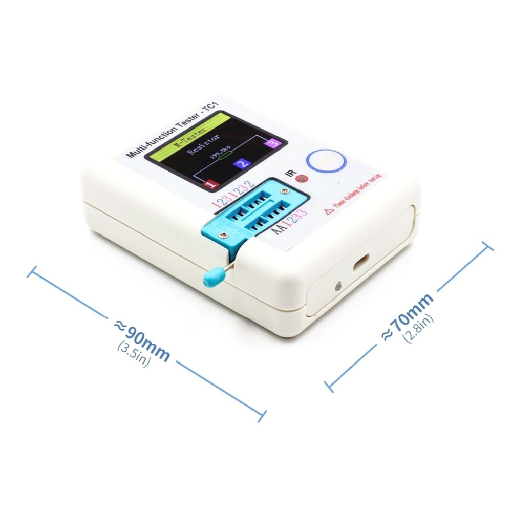 LCR-TC1 Color Display TFT Transistor Meter Tester for Diode Triode Capacitor