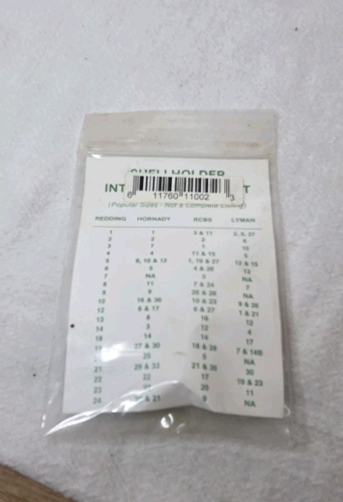 Redding E-Z Feed #02 Shell Holder (11002) NEW-in package