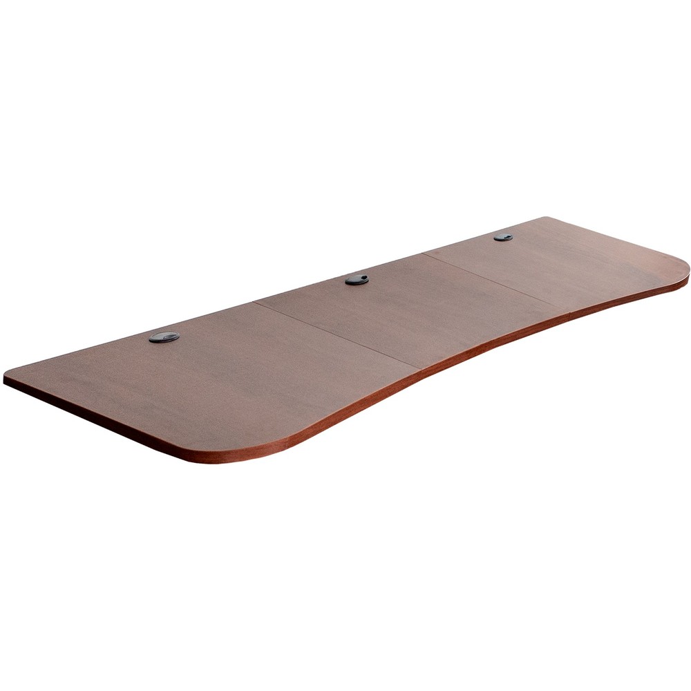 VIVO Dark Walnut 63" x 32" Table Top for Adjustable Standing Desk Frames