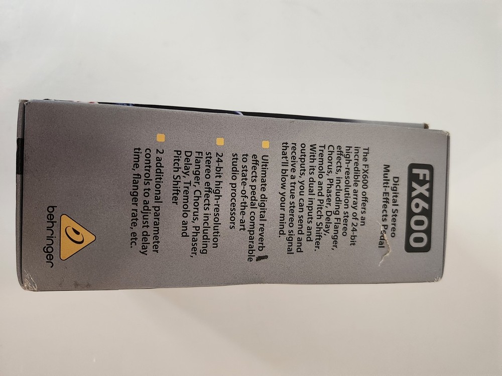 Behringer Fx600 Multi-Effector Electric Guitar Effecter