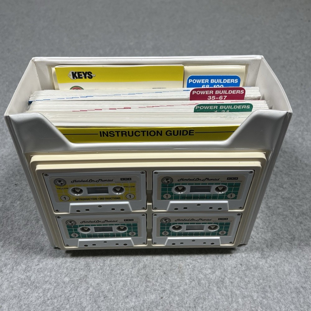 Vintage Hooked on Phonics Reading Power SRA Complete Set