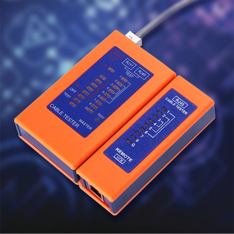 Portable Networking Cable Tester For Gigabit Speed POE Functionality Tester