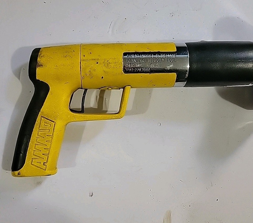 Ammo Concrete Nail Driver MODEL D Deluxe Standard Velocity Tool