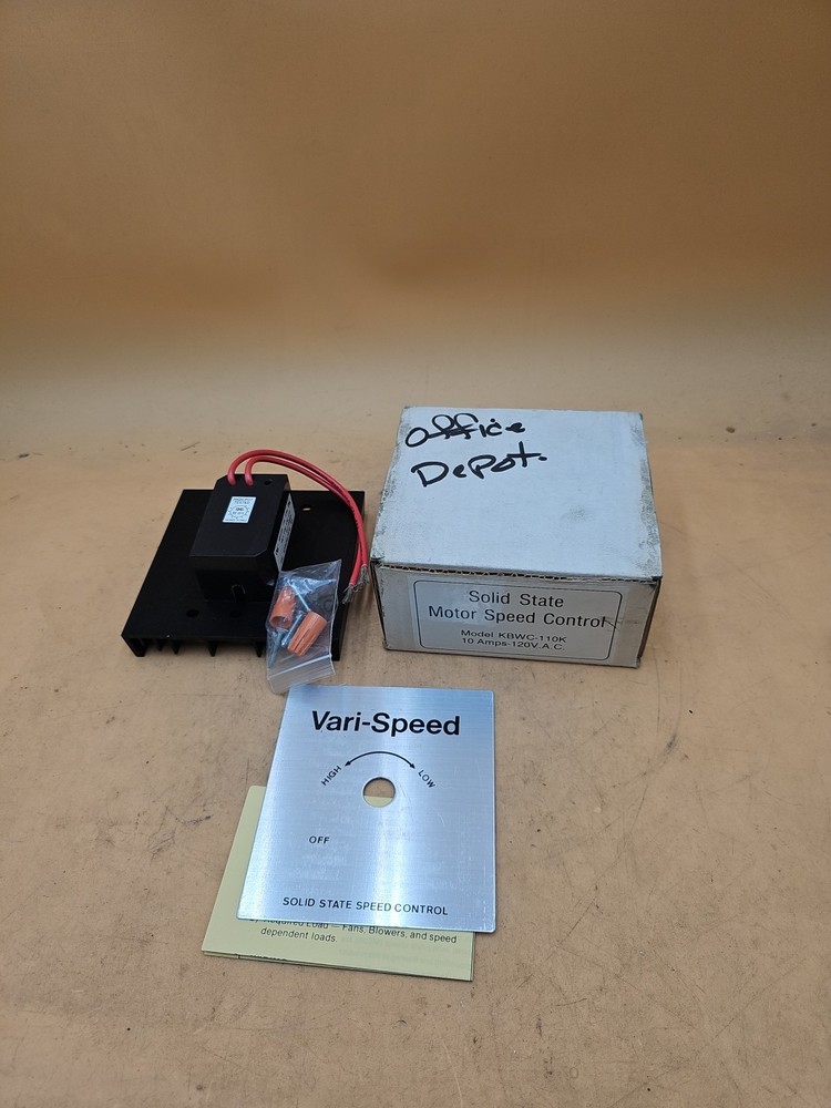 KB Electronics KBWC-110K Solid State Motor Speed Control Model   10 Amp 120 V