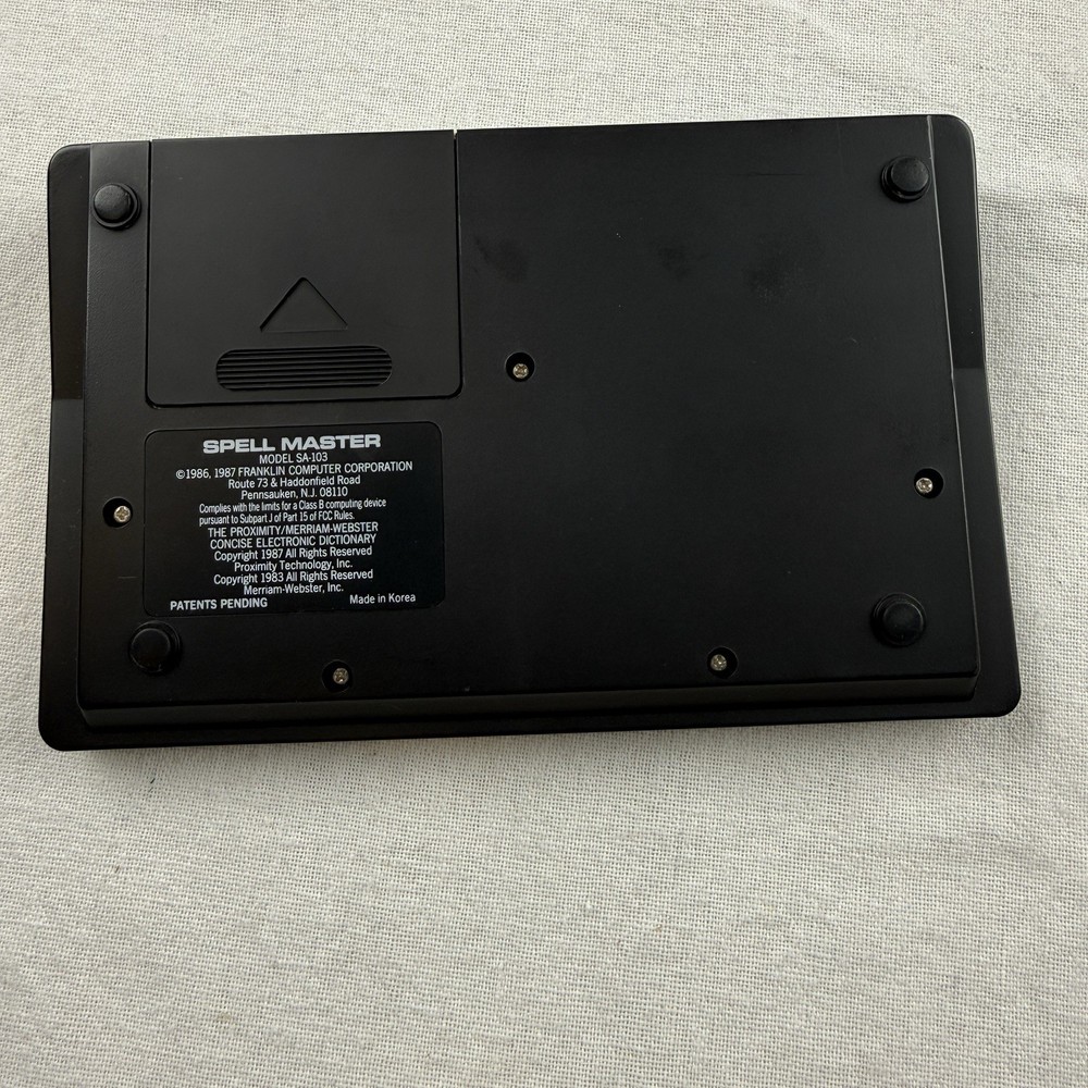 Franklin Computer Spell Master SA-103 - EXCELLENT CONDITION