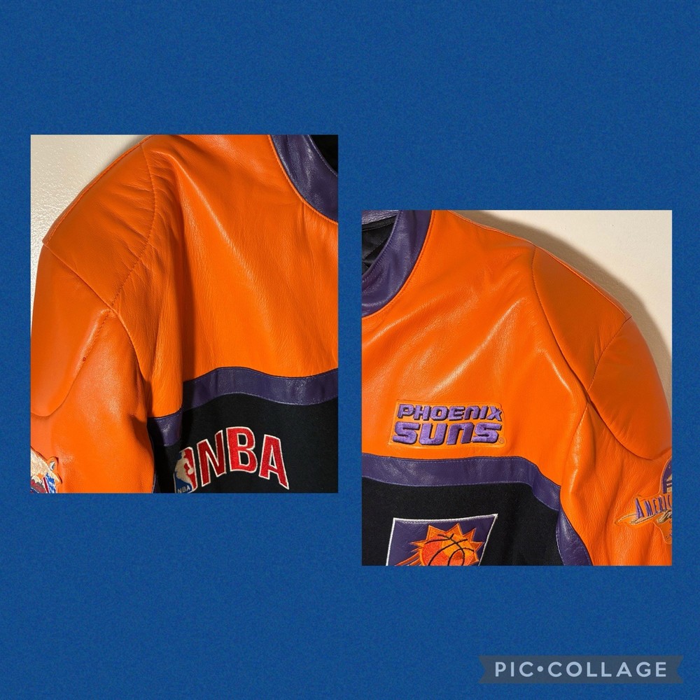 Jeff Hamilton Phoenix Suns NBA Leather Motorcycle Jacket