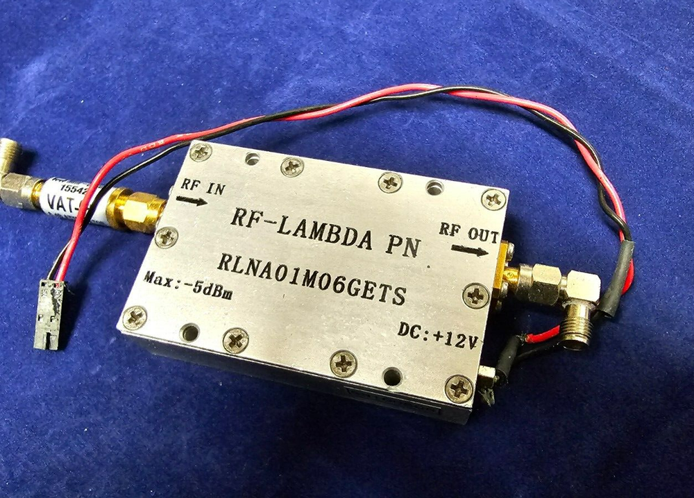 1 ETS-LINDGREN RF-Lambda RLNA01M06GETS Low Noise Amplifier VAT-6+
