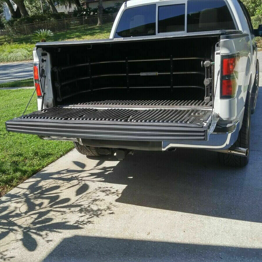 For 2009-2014 Ford F150 Tailgate Top Protector Spoiler Cover Moulding Cap Black