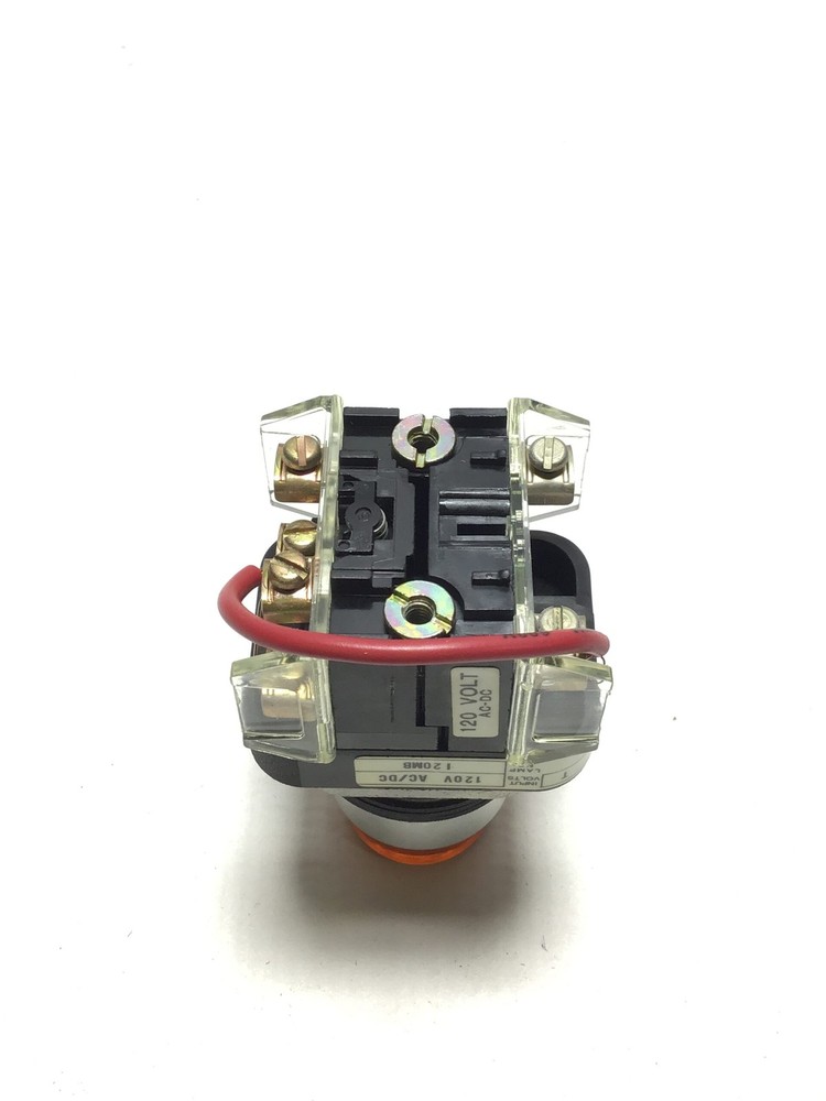Allen-Bradley 800T-QT10 Push Button Amber Pilot Light