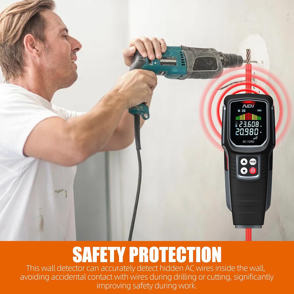 Stud Finder Wall Scanner - 5 in 1 Electronic Stud Detector with Microprocessor C