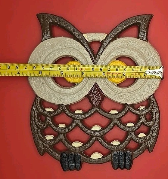 Owl Trivet Handpainted Kitchen Decor