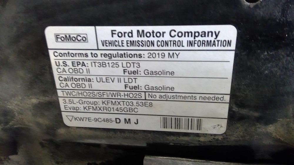 EXPLORER 2019 Transmission Shift 1013547