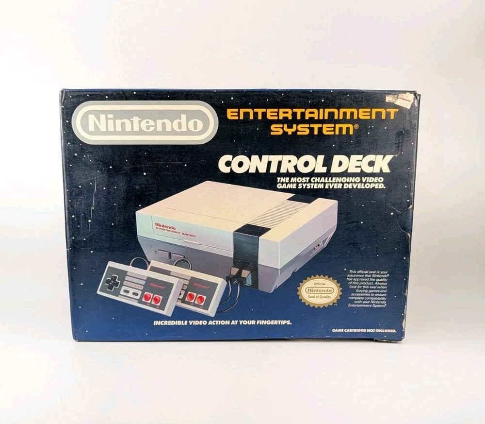 NES Control Deck Nintendo Entertainment System EMPTY BOX Only