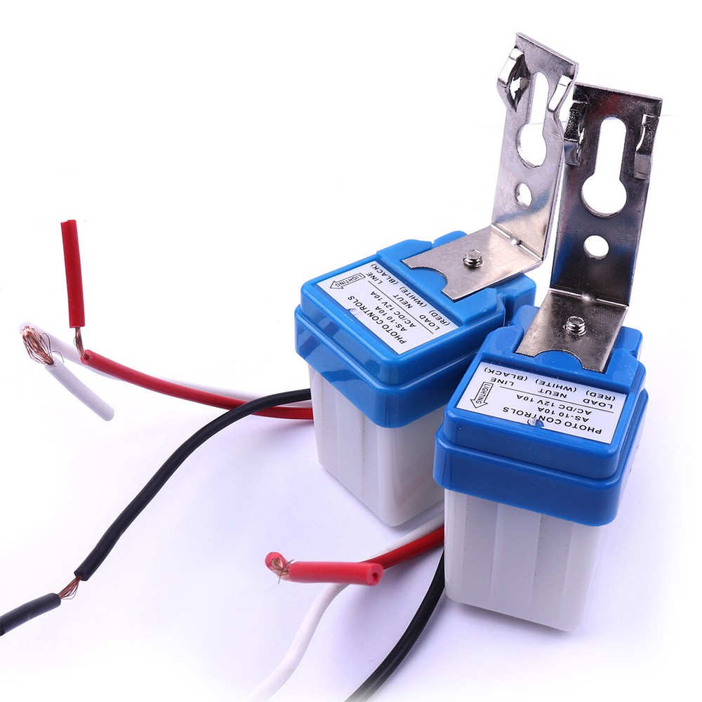 AC/DC 12V 24V 110V Dusk to Dawn Automatic Photocell Light Sensor Detector Switch