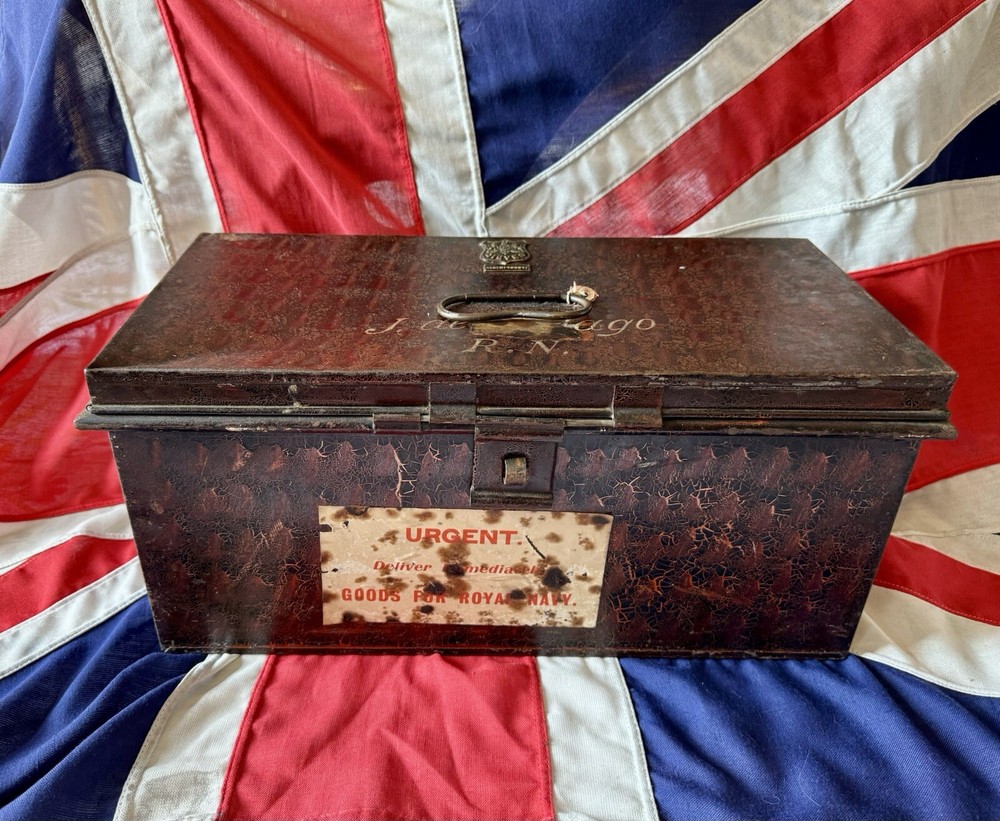 1920’s Royal Navy Officers Gold Braided Bicorne Hat & Dress -Lt J. De. F Jago RN
