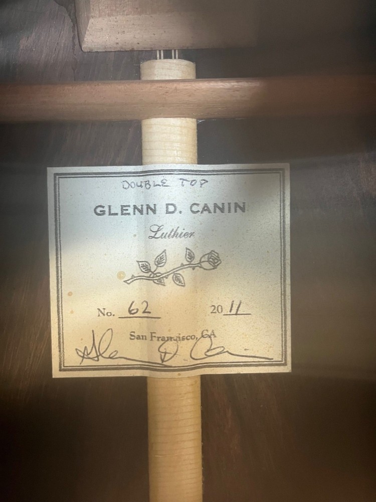 2011 Glenn Canin Double Top Classical Guitar No. 62