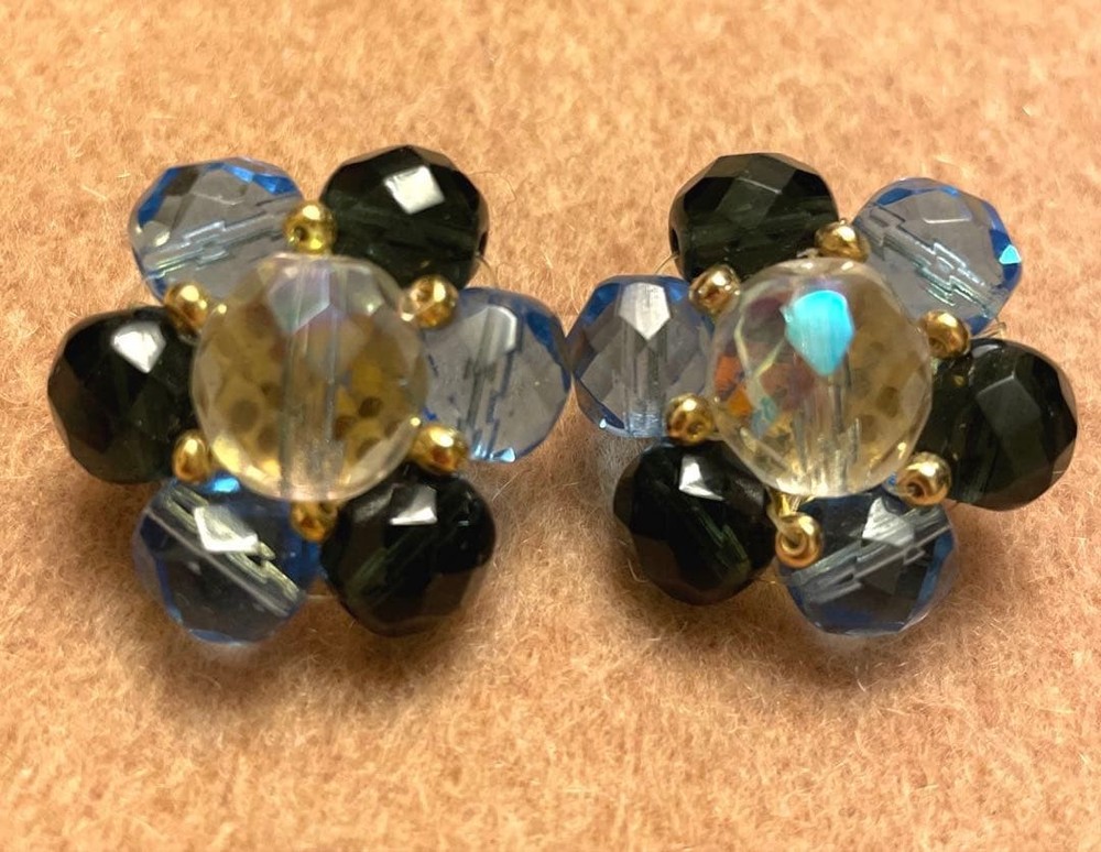 Vintage earrings large antique
