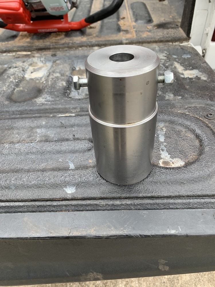 AUGER DRILL ADAPTER - HF PREDATOR Powered Auger to 1 1/4 NPT Threads