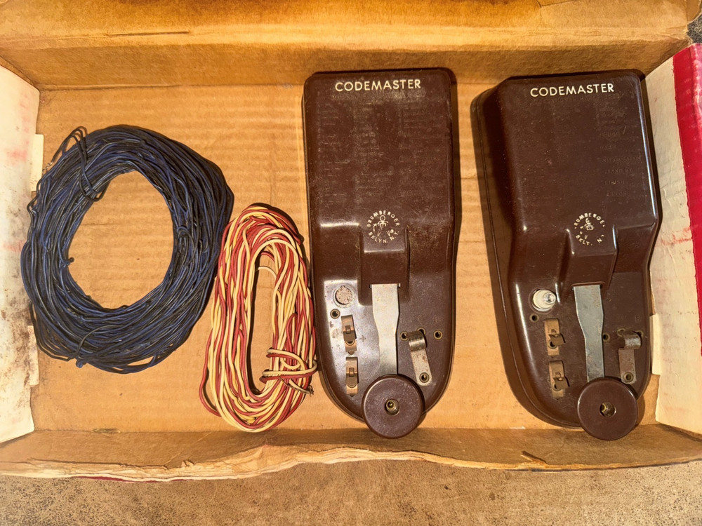 Vintage Brumberger Official Codemaster Telegraph Set Morse Code ham radio