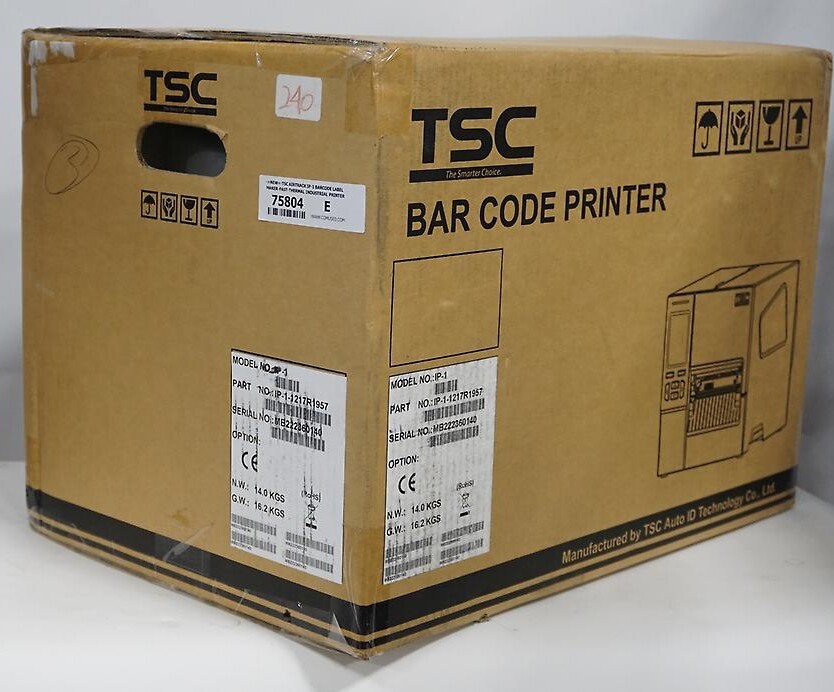 -=NEW=-TSC AIRTRACK IP-1 BARCODE LABEL MAKER-FAST-THERMAL INDUSTRIAL PRINTER