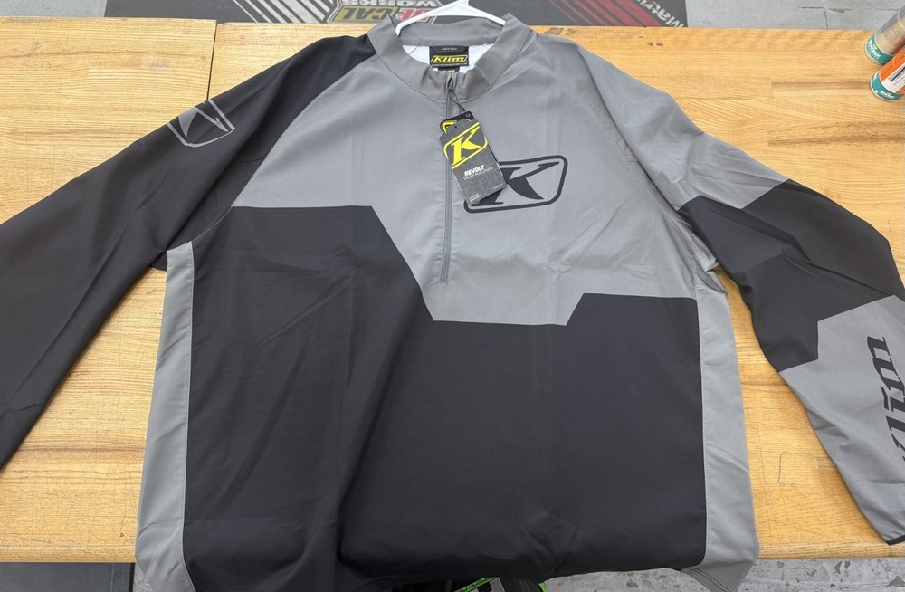 Klim Revolt 1/4 Zip Pullover - Black/Castlerock - 3X