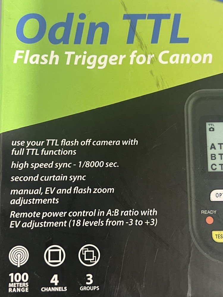 Phottix Odin TTL Flash Trigger & Receiver for Canon