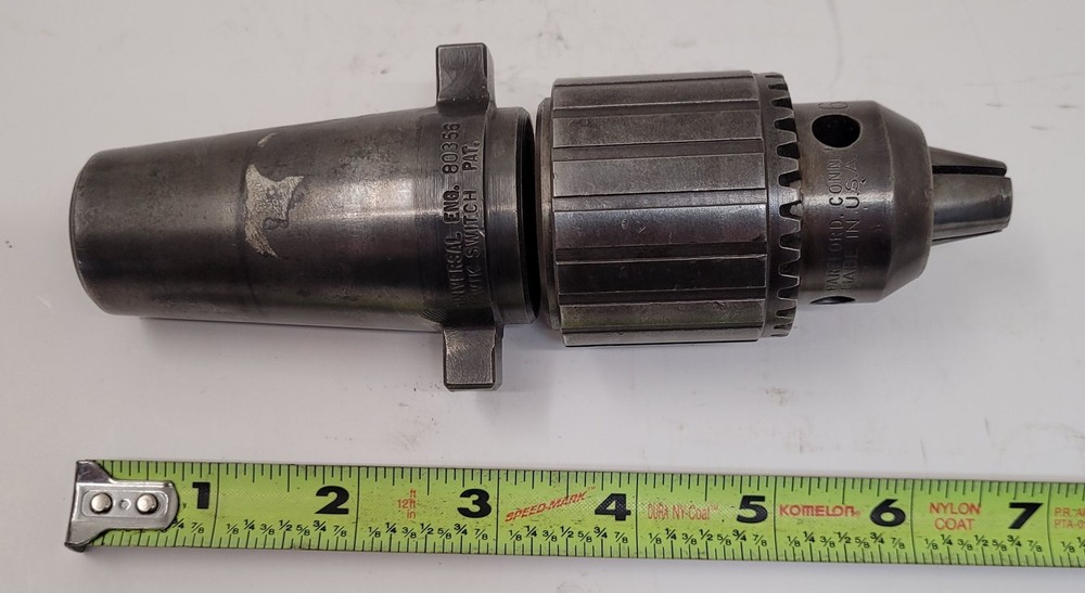UNIVERSAL ENG 80356 KWIK SWITCH w/ JACOBS CHUCK 6A 33 TAPER CAP-0-1/2