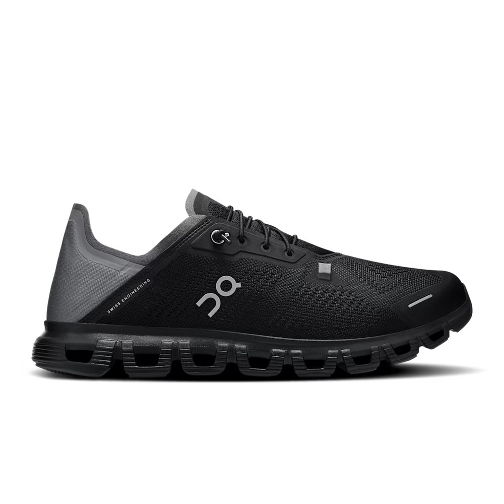 ON Men's Cloud 6 Coast, Black / Rock. Authentic 100%