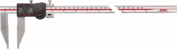 SPI Calibrated ABS Digital Caliper: SPC/USB Data Output, 0-24" (0-600mm) Range