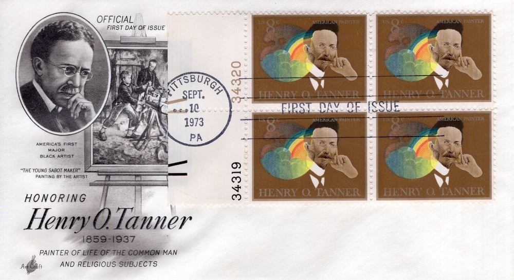 HONORING HENRY O. TANNER, PAINTER  - 1973 - DC2907
