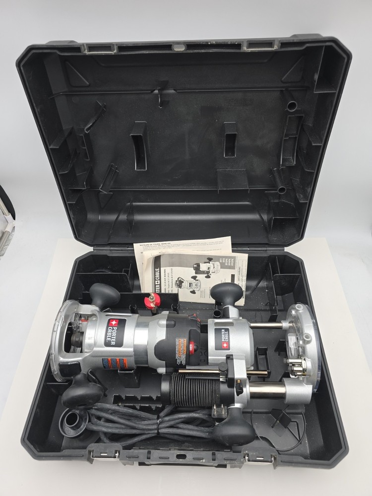 PORTER CABLE 8902 Router Type 2 With Fixed And Plunge Base 8931 Variable Speed