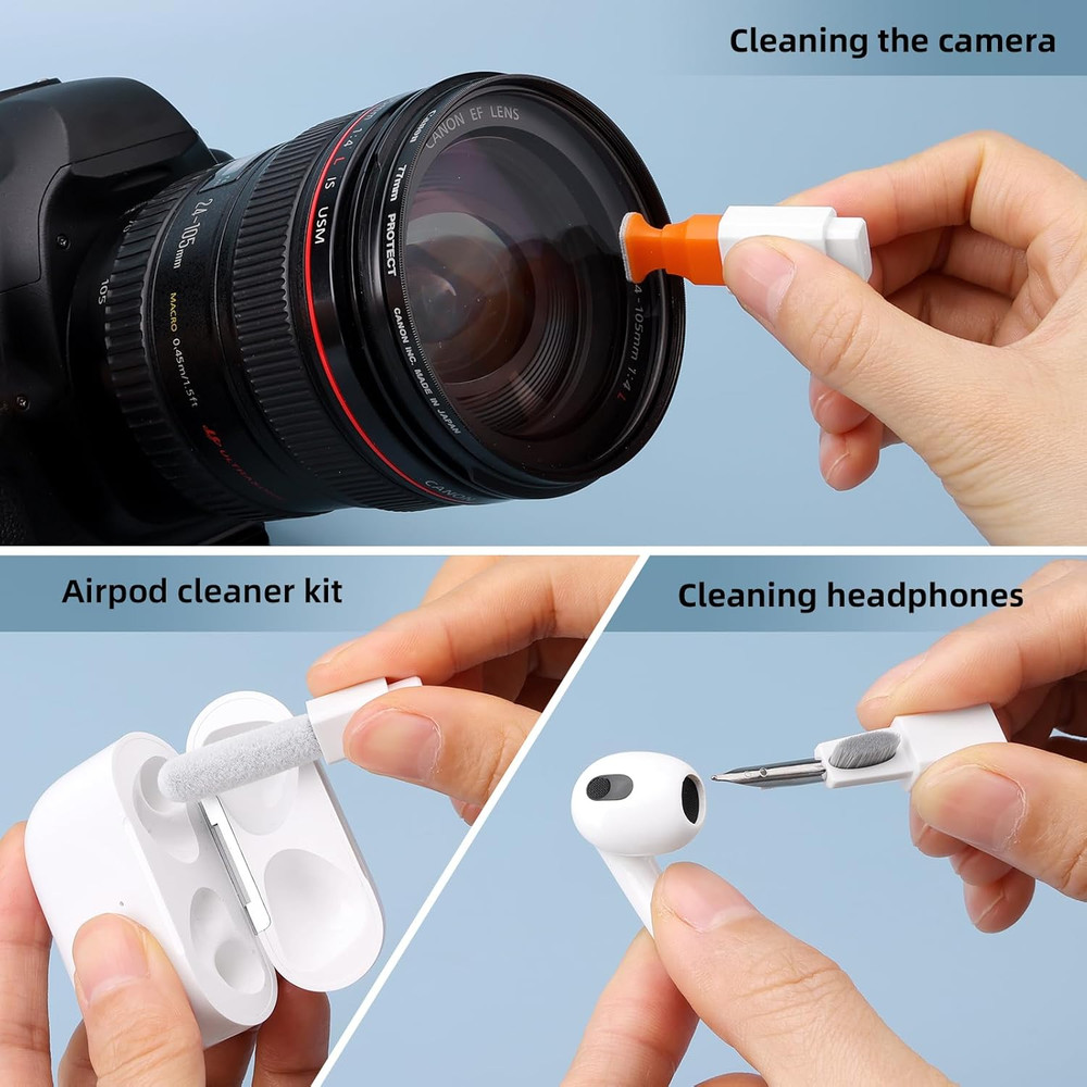 All-in-One Keyboard & Screen Cleaning Kit for Laptops, PCs & Electronics