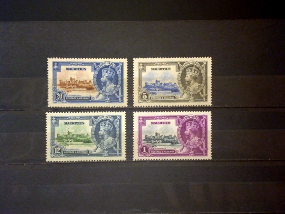 Mauritius 1935 SG245-248 Silver Jubilee set Never Hinged Mint.  B5545