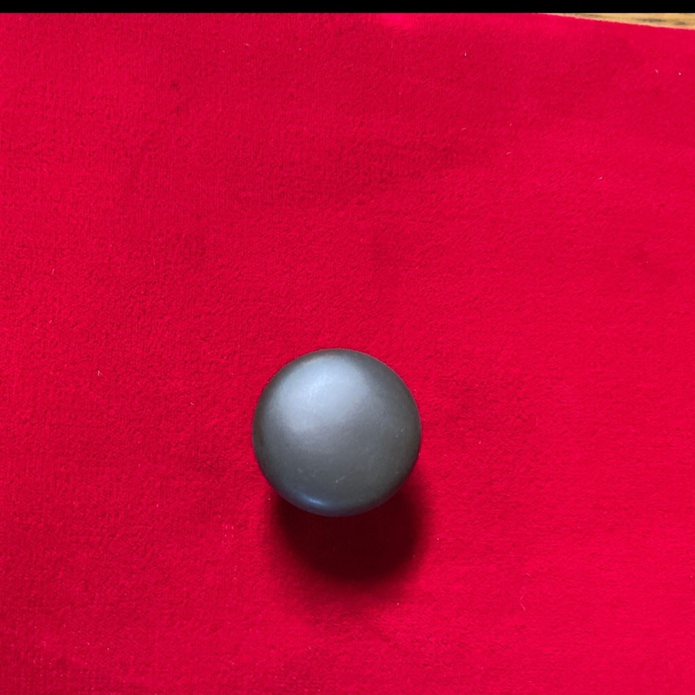 1-1/4" Simple Round Knob Matte Bronze  AS-IS