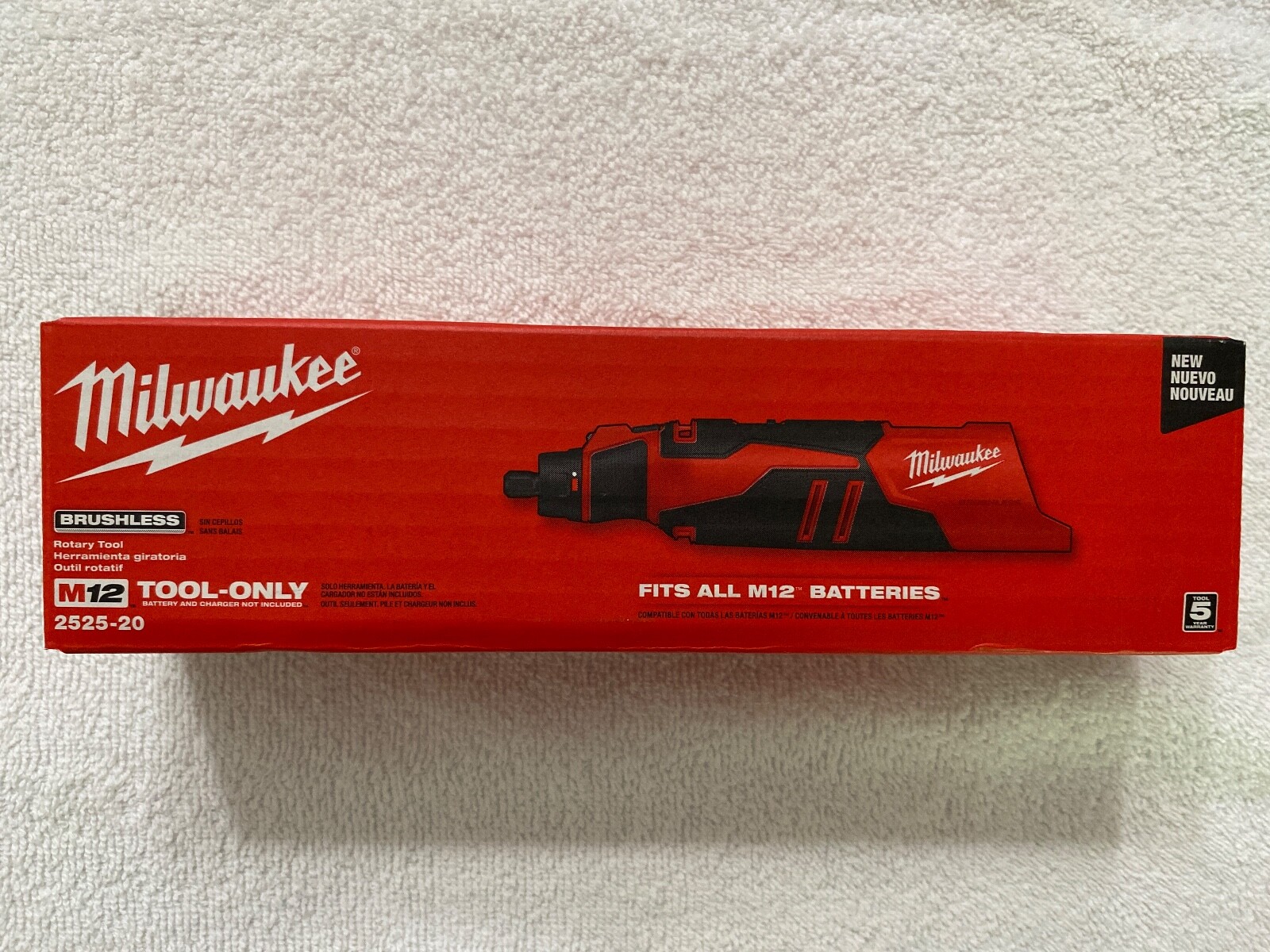 New Milwaukee 2525-20 12V 12 Volt M12 Cordless Brushless Rotary Tool (Bare Tool)