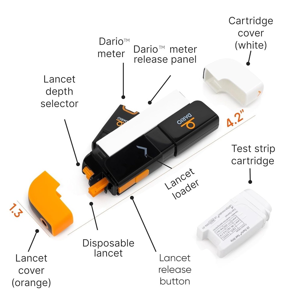 All-in-One Diabetes Testing Kit with Glucometer, Lancets & Strips for Android