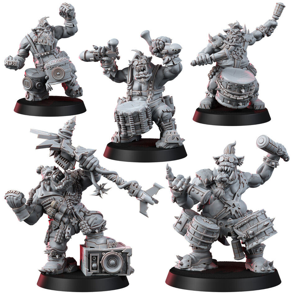 Wargame Exclusive Ork Drumma Boomas (5U) 28mm