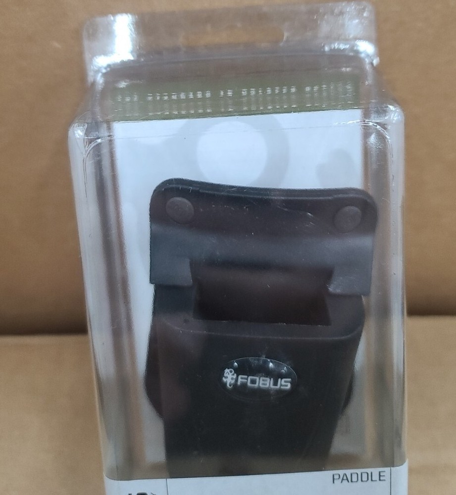 FOBUS Paddle Single Stack Magazine Pouch 9mm & .40 single Magazines, Ambi (DSS1)