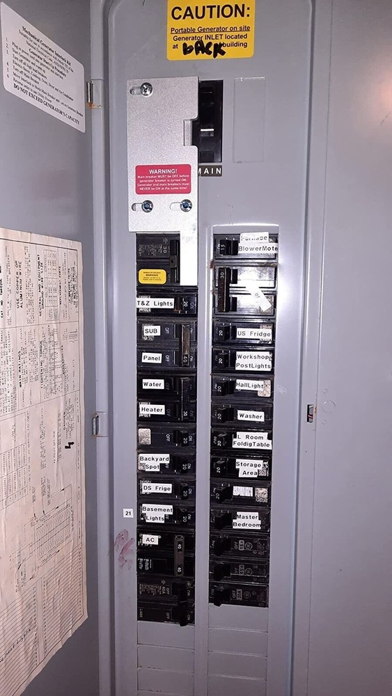 Generator Interlock Kit for GE Electrical Vertical Main Breaker 150A/ 200A Panel