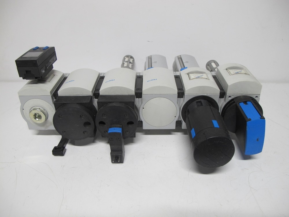 FESTO MS6 Compressed Air System Pressure Sensor Regulator Pneumatic EM1 LFR LF
