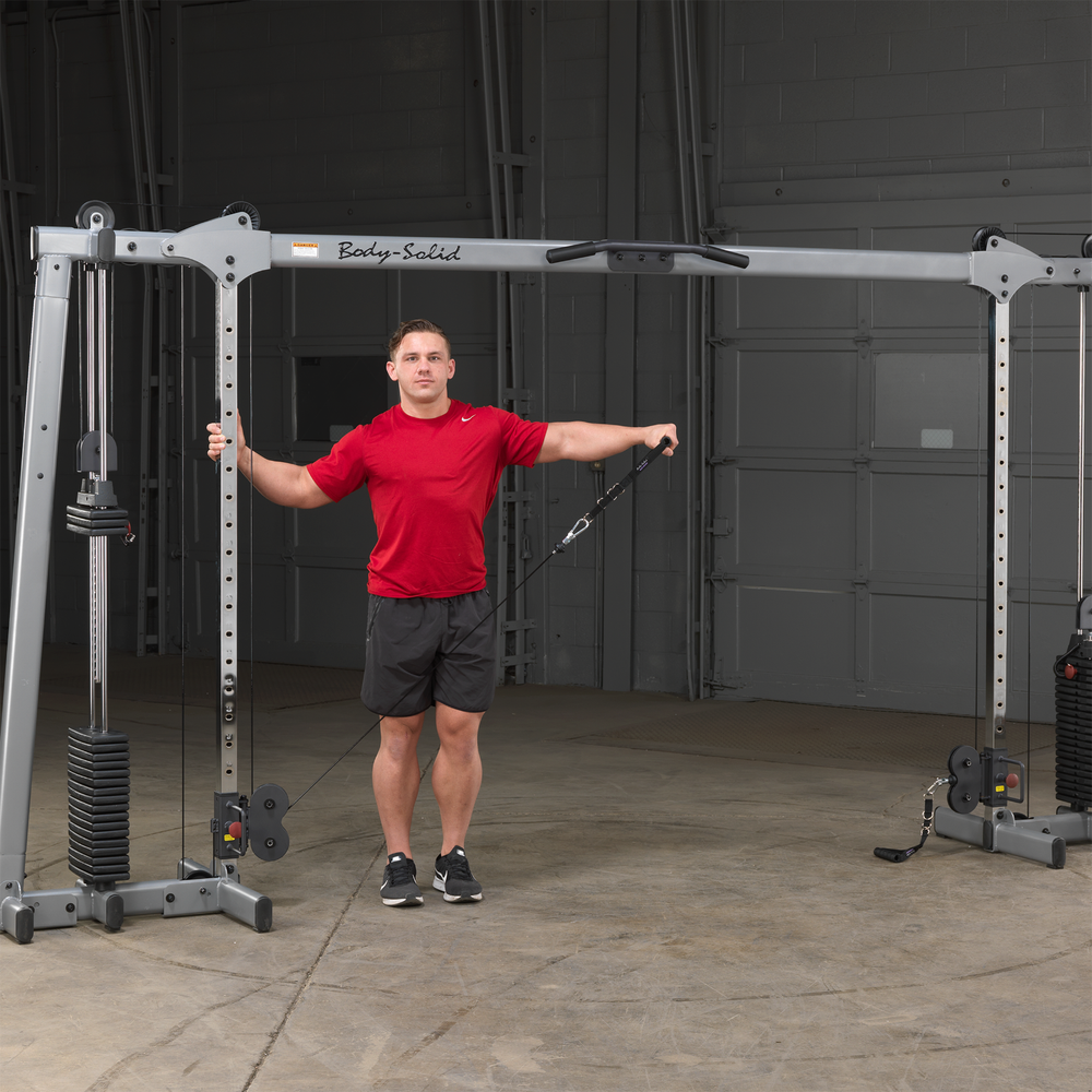 Body Solid Deluxe Cable Crossover GDCC250 Selectorized Home Gym Exercise Station