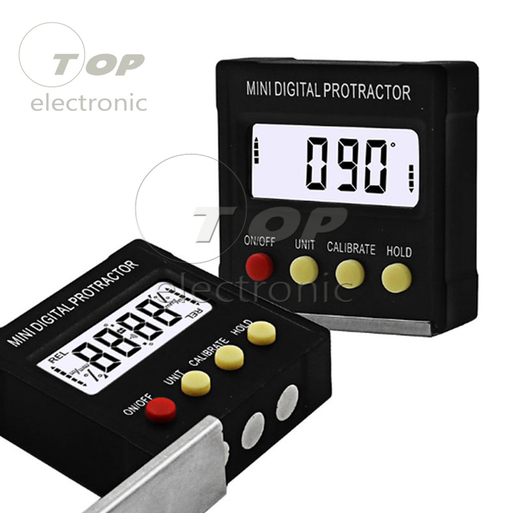 Mini Digital Protractor Gauge Level Angle Finder Inclinometer Magnet Base