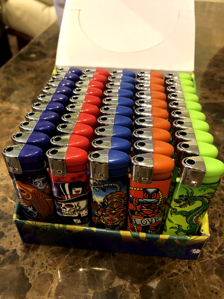 50pc Refillable lighters