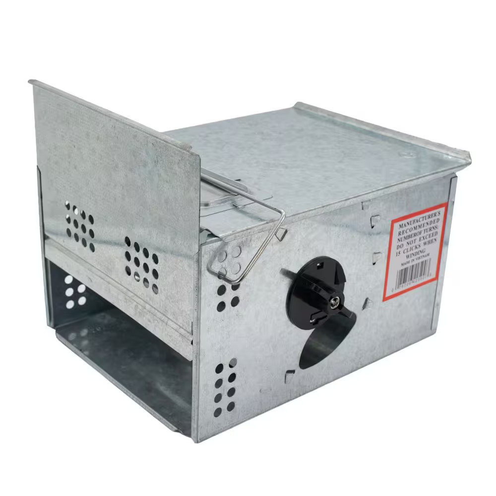 Wind-Up Live Multiple Catch Mouse Trap with Clear Inspection Window (12-Pack)