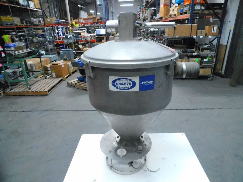UNA-VIN PIOVAN LSDCAF211 PLASTIC HOPPER LOADER, S.S. M7401