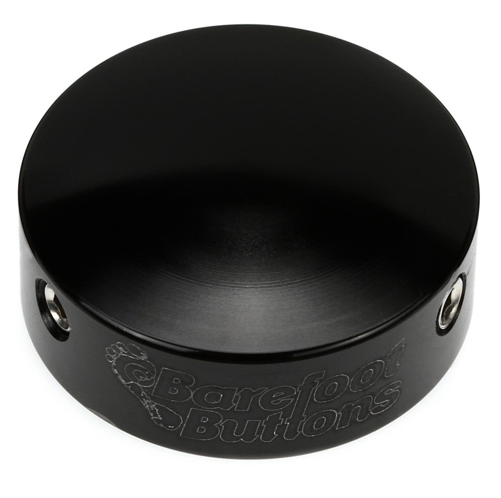 Barefoot Buttons V1 Standard Footswitch Cap - Black (5-pack) Bundle