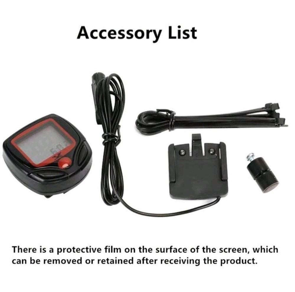 Odometer speedometer for bicycle bicycle waterproof KM account LCD display