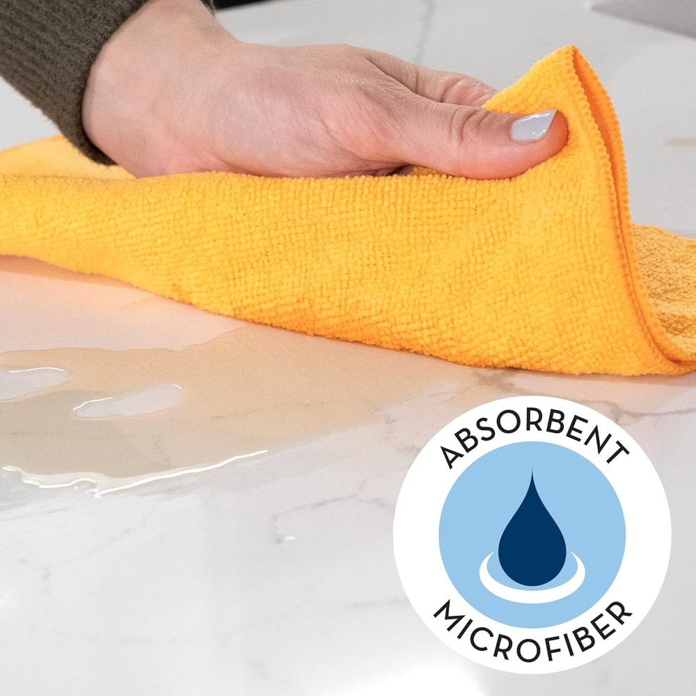 Assorted 150 Pack Microfiber Towels - Perfect for Home & Car Cleaning Needs