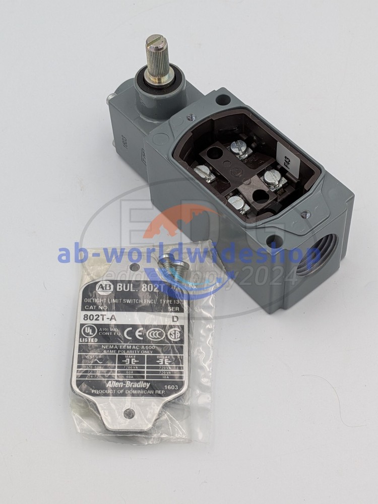NEW IN BOX   Allen Bradley 802T-A Spring Return Lever Compact Limit Switch